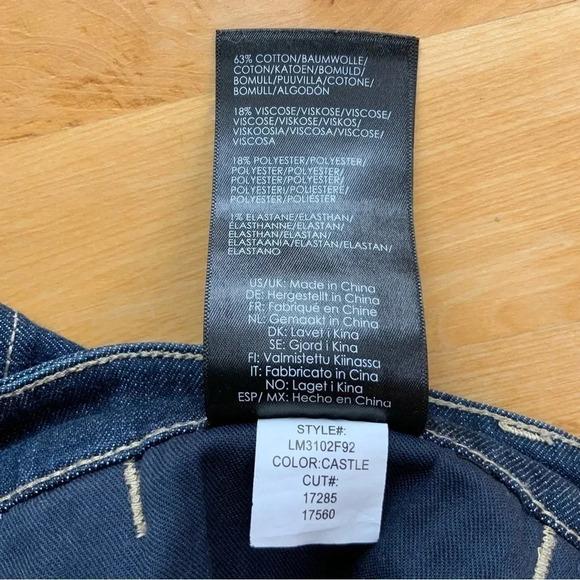 LIVERPOOL Dark Wash Straight Leg Jeans Size 6 - Picture 14 of 16